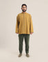 Long sleeves jacket with stand up collar